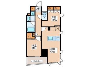 ザ・パークハビオ中野新橋の物件間取画像